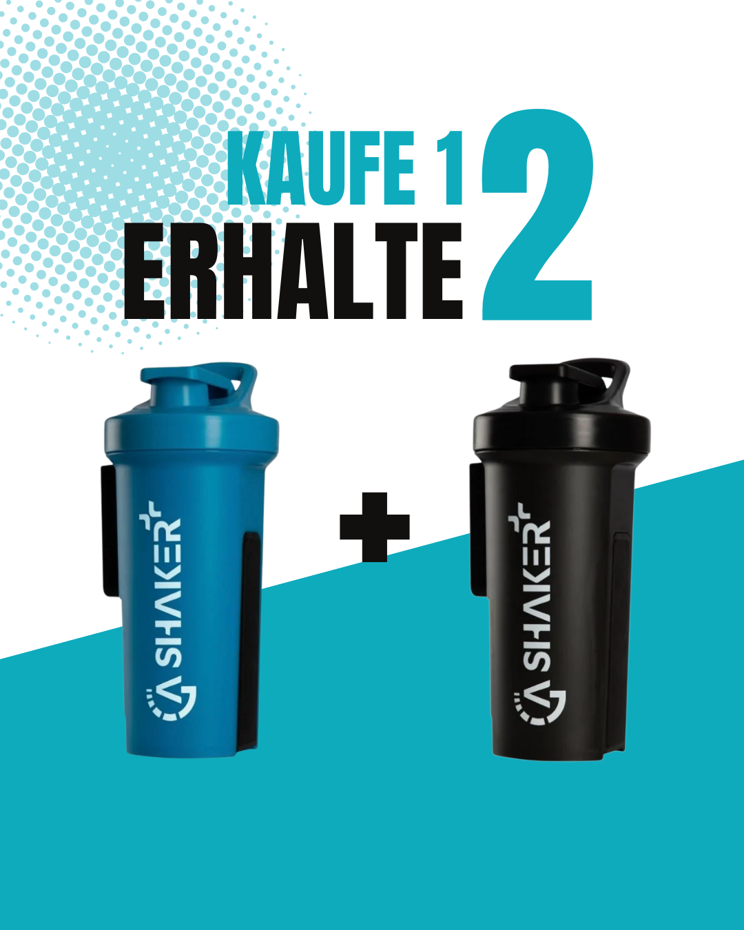 Jubiläums Aktion - SPEZIAL ANGEBOT - 2 für 1! Der GA Shaker+® 2.0 - 7 in 1 Funktion